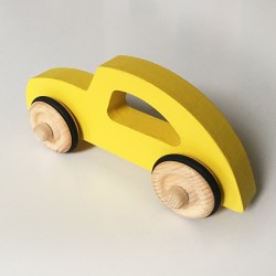 Diane the retro chic style car - Yellow version - Wooden toy - Photo 3