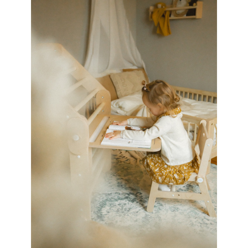 Table sensorielle Montessori en bois – Avec stepping