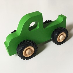 Henry the Wooden Pickup Truck - Green - Wooden Toy - Photo 1