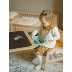 Table sensorielle Montessori en bois – Avec stepping