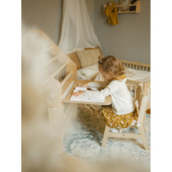 Table sensorielle Montessori en bois – Avec stepping