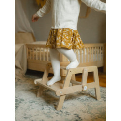 Table sensorielle Montessori en bois – Avec stepping