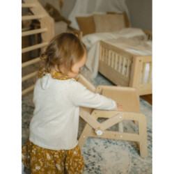 Table sensorielle Montessori en bois – Avec stepping