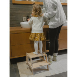 Table sensorielle Montessori en bois – Avec stepping
