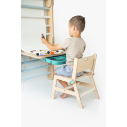Table sensorielle Montessori en bois – Avec stepping
