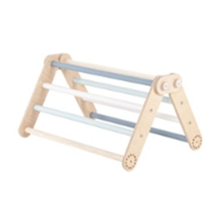 Mini grimpeur Montessori en bois – Couleur rivière