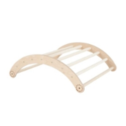 Arche d’escalade Montessori en bois – Bois naturel