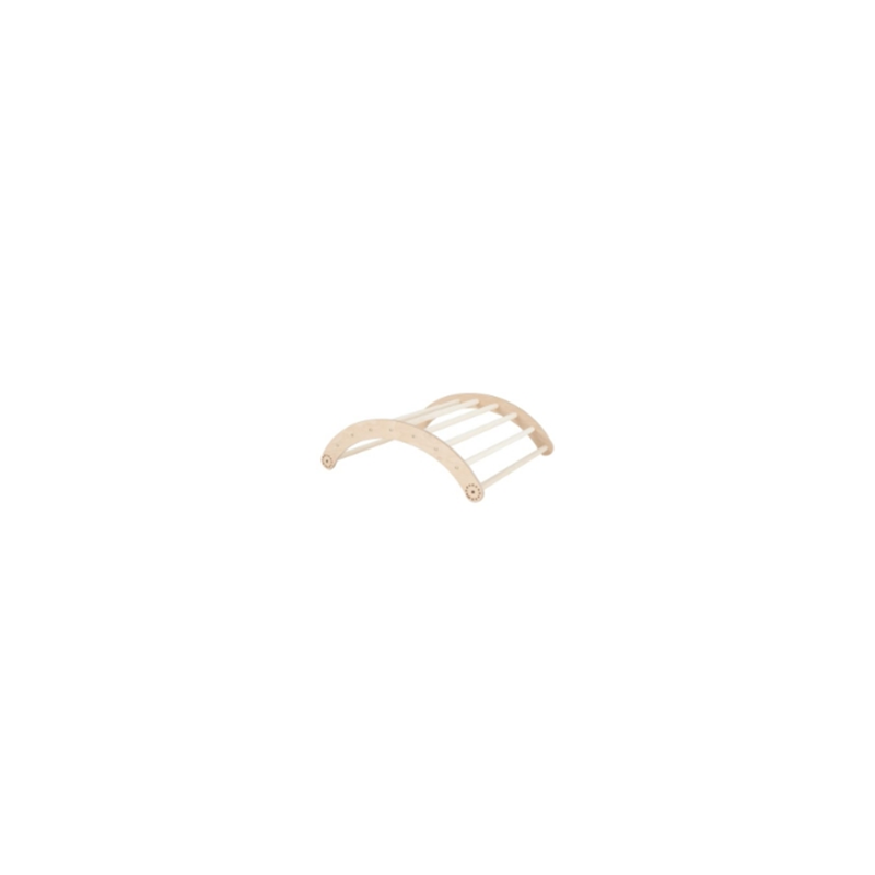Arche d’escalade Montessori en bois – Bois naturel