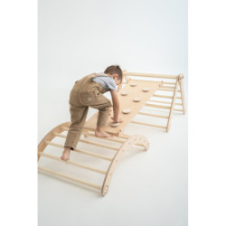Rampe double face Montessori – Cercle bois naturel
