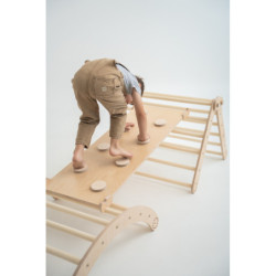 Rampe double face Montessori – Cercle bois naturel