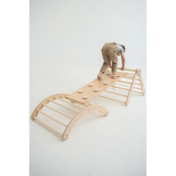 Rampe double face Montessori – Cercle bois naturel