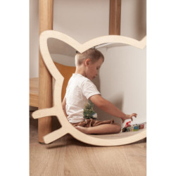 Miroir Montessori avec support – Cat Taille L