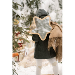 Miroir Montessori avec support – Star Taille L