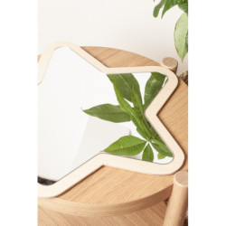 Miroir Montessori avec support – Star Taille L