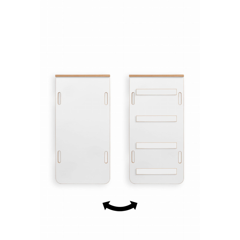 Toboggan Montessori mural d'escalade en bois pour enfants