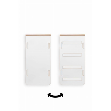 Toboggan Montessori mural d'escalade en bois pour enfants