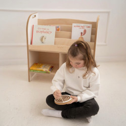 Étagère Montessori en bois SMART pour livres et jouets