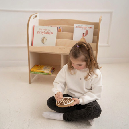 Étagère Montessori en bois SMART pour livres et jouets