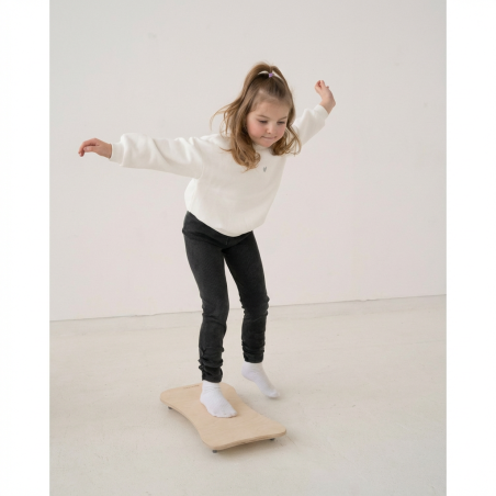 Planche d'équilibre Montessori en bois pour enfants
