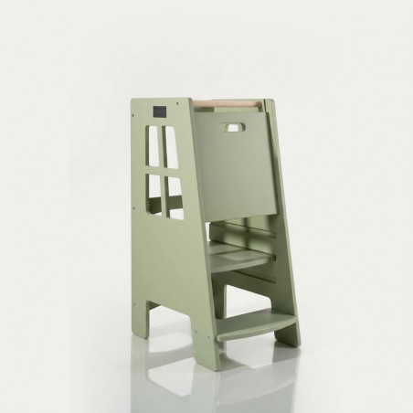 Tour d'apprentissage Montessori en bois - Olive