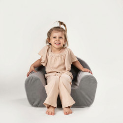 Siège en mousse enfant - Gris