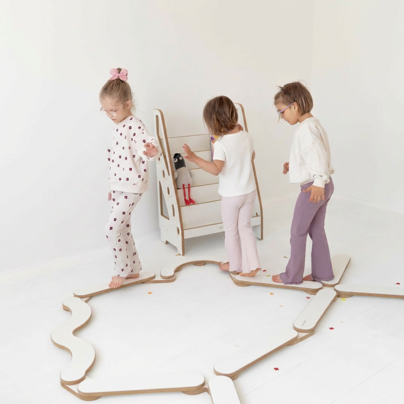 Éléments supplémentaires pour pont d'équilibre Montessori en bois