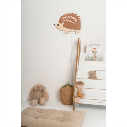 Veilleuse hérisson enfant en bois - Lampe de chevet Montessori