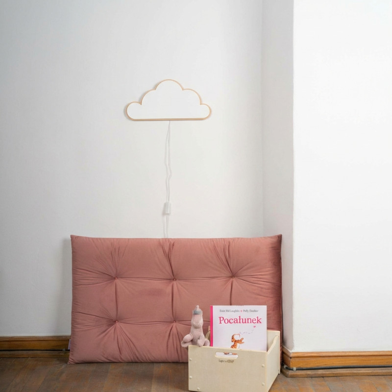 Veilleuse nuage enfant en bois - Lampe murale décorative