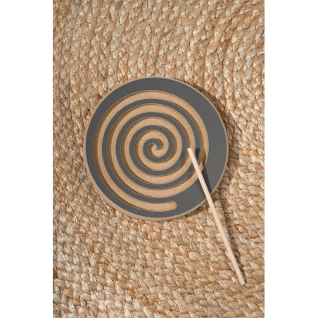 Tablette graphique Montessori en bois pour enfant – Grise