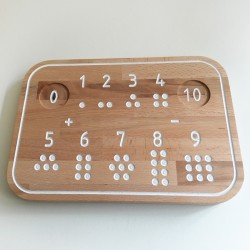 Simone, the wooden Montessori number tracing board - Photo 2