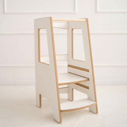 Tour d'apprentissage Montessori en bois - Aide de cuisine