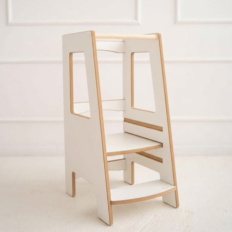 Tour d'apprentissage Montessori en bois - Aide de cuisine