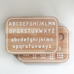 Simone, set of number tracing board Montessori wooden Alphabet board - Photo 1