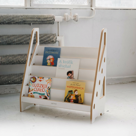 Bibliothèque Montessori en bois enfant – Grande taille