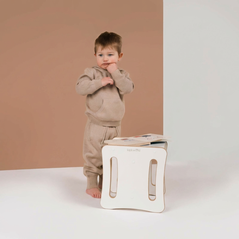 Table et chaise 2-en-1 Montessori en bois enfant