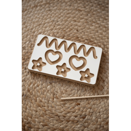 Tablette d'activité Montessori en bois pour enfants