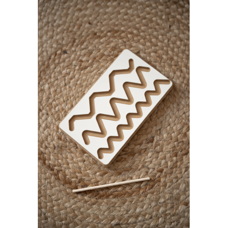 Tablette d'apprentissage Montessori en bois pour enfant