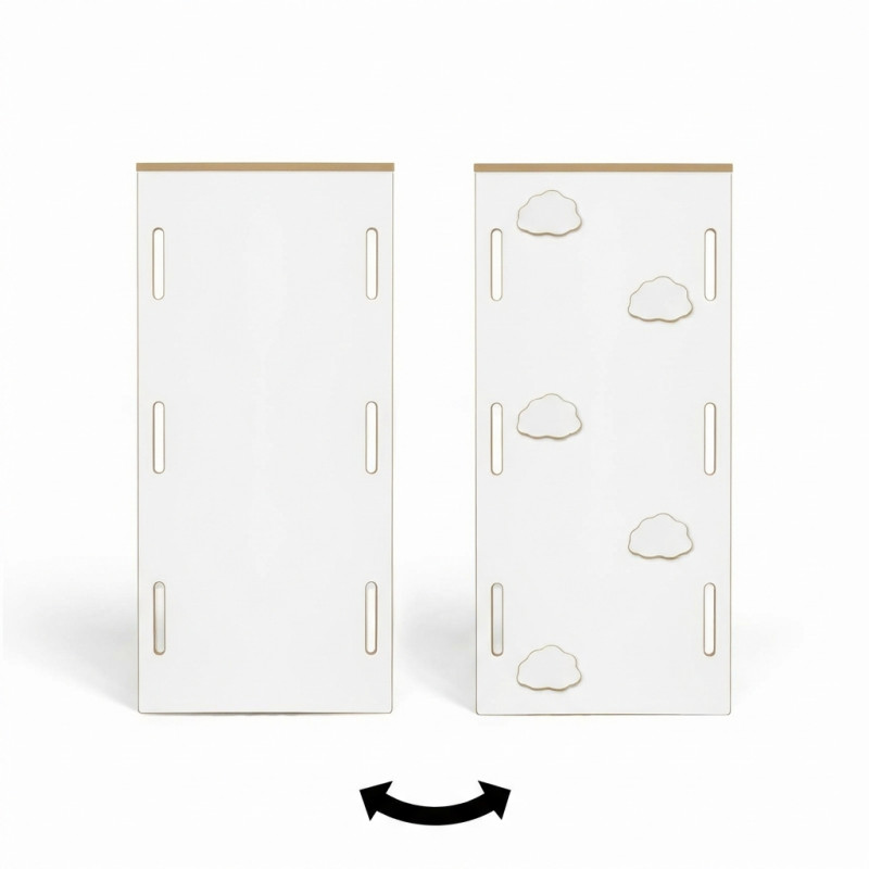 Glissière Montessori 2 en 1 pour balançoire XXL - Mur d'escalade en bois