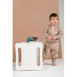 Chaise et table Montessori 2-en-1 enfant en bois