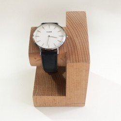 Georges, wooden stand - Display for watch and bracelet - Photo 3 with watch