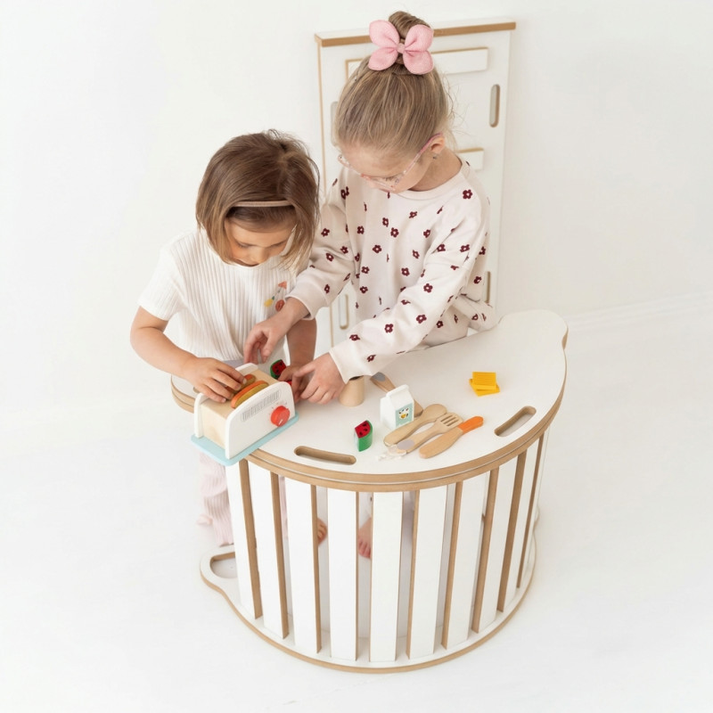 Plateau Montessori chauve-souris en bois - Taille L