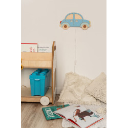 Veilleuse Montessori enfant voiture en bois - Lumière douce — photo 2