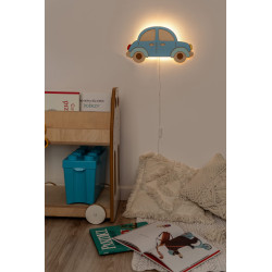Veilleuse Montessori enfant voiture en bois - Lumière douce — photo 4