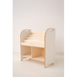 Étagère Montessori en bois SMART pour livres et jouets — photo 2