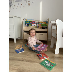 Étagère Montessori en bois SMART pour livres et jouets — photo 4