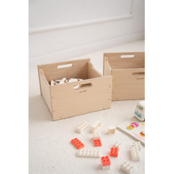 Coffre à jouets enfant en bois massif 'Grand Box' — photo 3