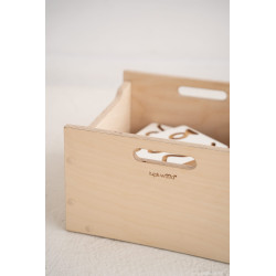 Coffre à jouets enfant en bois massif 'Grand Box' — photo 4