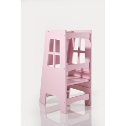 Tour d'apprentissage Montessori en bois - Rose — photo 3