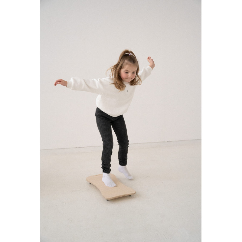 Planche d'équilibre Montessori en bois pour enfants
