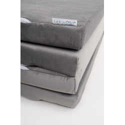 Tapis de jeu Montessori enfant carré en mousse - Gris — photo 6